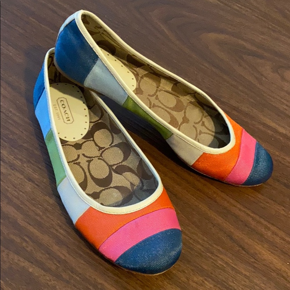 Coach Rainbow Flats